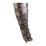 Silbermontierter Kandshar mit Wootz-Klinge, osmanisch, um 1800