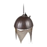 Silber- und goldtauschierter Kulah-Khud, indopersisch, 1. H&auml;lfte 19. Jhdt.