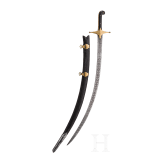 Shamshir mit reich gravierter Klinge, Persien, 19. Jhdt.
