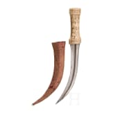Kandschar mit Griff aus Walrosselfenbein, Persien, um 1800