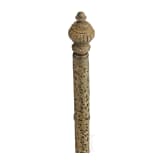 Tabar mit geschnittenem Dekor, Indien, um 1800
