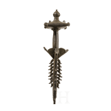 Tempelschwert aus Bronze, S&uuml;dindien, Kerala, 17. Jhdt.