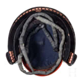 16-Platten-Suji-Kabuto mit Nara Mempo, Japan, sp&auml;te Edo-Periode