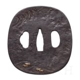 Mito-Schule-Tsuba mit Drache und Tiger, Japan, Edo-Periode