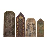 Kleine Sammlung aus vier Krisbrettern, Java und Bali, 19./20. Jhdt.