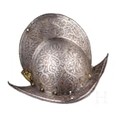 Ge&auml;tzter und vergoldeter Prunkmorion, Mailand, um 1590