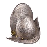 Ge&auml;tzter und vergoldeter Prunkmorion, Mailand, um 1590