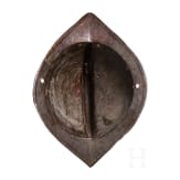 Ge&auml;tzter und vergoldeter Prunkmorion, Mailand, um 1590
