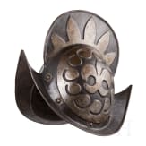 Schwarz-wei&szlig;er Morion, norddeutsch, um 1600