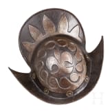 Schwarz-wei&szlig;er Morion, norddeutsch, um 1600