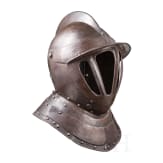 Gro&szlig;er K&uuml;rassierhelm in Offiziersqualit&auml;t, deutsch oder fl&auml;misch, um 1620