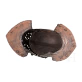 Geschw&auml;rzter K&uuml;rassierhelm, deutsch, um 1620