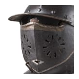 Geschw&auml;rzter K&uuml;rassierhelm, deutsch, um 1620
