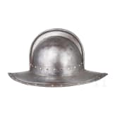 Pikenierhelm, fl&auml;misch, 17. Jhdt.