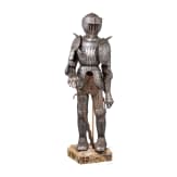 Miniaturharnisch im maximilianischen Stil, deutsch, 19. Jhdt.