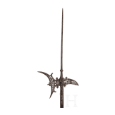 Helmbarte mit durchbrochen gearbeitetem Blatt, Italien, um 1600