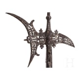 Helmbarte mit durchbrochen gearbeitetem Blatt, Italien, um 1600