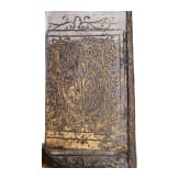 Gro&szlig;es jagdliches Messer mit feuervergoldetem L&ouml;wengriff, Venedig, um 1600