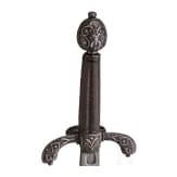 Silbertauschierter Linkhanddolch, deutsch, um 1620