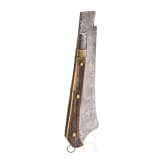 Gro&szlig;es, jagdliches Klappmesser (Praxe), norddeutsch, datiert 1699