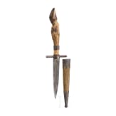 Ge&auml;tzter jagdlicher Dolch, LePage &agrave; Paris, datiert 1848