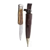Klappmesser mit Scheide, deutsch, um 1900