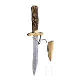 Klappmesser mit Messingscheide, USA, um 1900