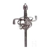 Degen mit ge&auml;tzter Klinge, deutsch, um 1600