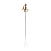 Goldtauschiertes Luxus-Rapier, deutsch, fr&uuml;hes 17. und 19. Jhdt.