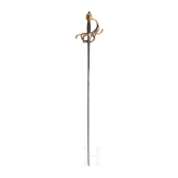 Goldtauschiertes Luxus-Rapier, deutsch, fr&uuml;hes 17. und 19. Jhdt.