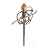 Goldtauschiertes Luxus-Rapier, deutsch, fr&uuml;hes 17. und 19. Jhdt.