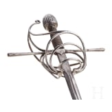Milit&auml;risches Rapier, deutsch, um 1610