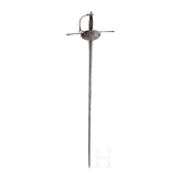 Schalenrapier mit Solinger Klinge, Italien, um 1650/60