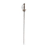 Jagdlicher Galadegen, deutsch, um 1760