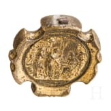 Feuervergoldeter Renaissance-Schwertknauf, Italien, um 1500