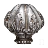 Eisengeschnittener Degenknauf, Italien, um 1560