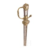Luxus-Hirschf&auml;nger mit ge&auml;tzter Klinge, deutsch, um 1700