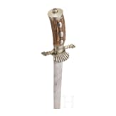 Gro&szlig;er Hirschf&auml;nger mit Beimesser, deutsch, um 1900