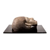 H&ouml;lzerne Sarkophagmaske einer Frau, Sp&auml;tzeit, 664 - 332 v. Chr.