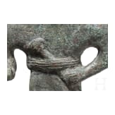 Bronzestatuette eines Mannes mit Dolch, neoelamitisch, 8. - 7. Jhdt. v. Chr.