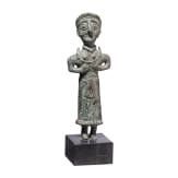 Bronzestatuette einer Frau mit Halbmond, neoelamitisch, 8. - 7. Jhdt. v. Chr.