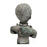 Bronzestatuette einer Frau mit Halbmond, neoelamitisch, 8. - 7. Jhdt. v. Chr.