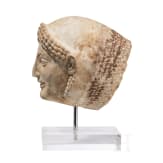 Archaischer Marmorkopf, Mitte 6. Jhdt. v. Chr.