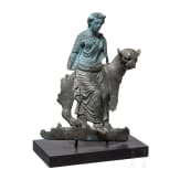 Bronzerelief des auf einem Panther reitenden Dionysos, hellenistisch, 1. Jhdt. v. Chr.