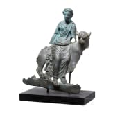 Bronzerelief des auf einem Panther reitenden Dionysos, hellenistisch, 1. Jhdt. v. Chr.