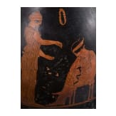 Publizierte rotfigurige Pelike mit Darstellung der Penelope, attisch, um 450 v. Chr.