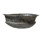 Silberne Phiale mit Lotusdekor, griechisch, 6. - 5. Jhdt. v. Chr.