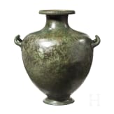 Gro&szlig;e bronzene Kalpis, griechisch, 4. Jhdt. v. Chr.
