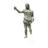Bronzestatuette eines Kriegers, etruskisch, 3. - 2. Jhdt. v. Chr.