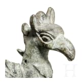 Bronzeplastik eines Greifs, r&ouml;misch, 2. - 3. Jhdt.